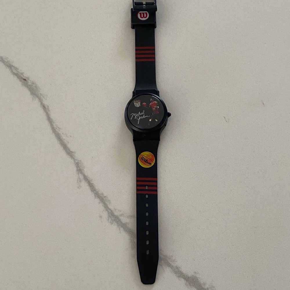 Wilson Black and Red Watch